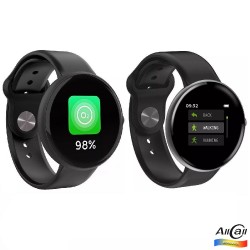 AllCall AC01, Bratara Smart, LCD Touch Screen 1.3 inch, Ritm Cardiac, Fitness Tracker, Bluetooth 4.0, IP68 Waterproof, 150 mAh